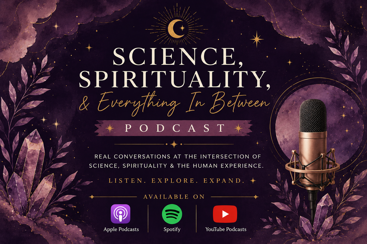 Science, Spirituality, & Everything In Between podcast cover